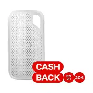 Thumbnail SanDisk Extreme Portable SSD (V2) mit 2TB weiss für 139,99€ + 20€ Cashback!