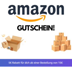 🤩 5€ Amazon Aktionsgutschein ab 15€ Bestellwert - personalisiert! 🚀