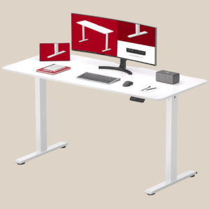 Höhenverstellbarer Schreibtisch - elektrisch - 110 x 60 cm für 107,79€ (statt 140€)