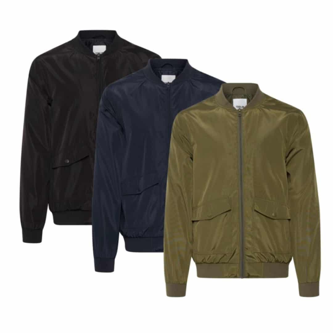 Thumbnail 3 Jacken direkt für 29,97€ inkl. Versand ✔️ !SOLID Arlo Herren Bomberjacke in 3 Farben für 9,99€