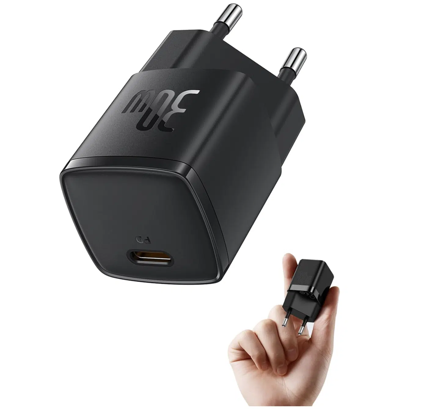 🚀 Baseus USB C Netzteil, 30W Schnellladegerät, GaN3 für 9,97€ (statt 18€)