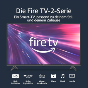 Smart-TV Amazon Fire TV-2 – 32" für 179,99€ / 40" für 249,99€