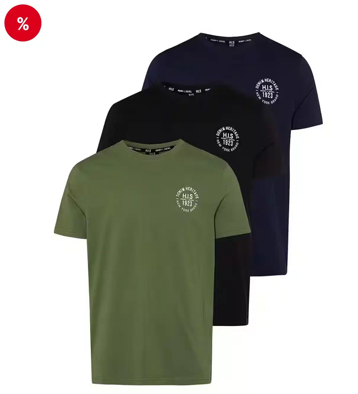 3er Pack HIS T-Shirts bei OTTO