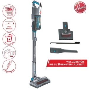 Hoover H-Free 500 HYDRO Plus HF522YSE 011 Akku-Stielstaubsauger mit Wischfunktion inkl. Tierhaardüse und 2 Akkus für 100€ statt 177,77€