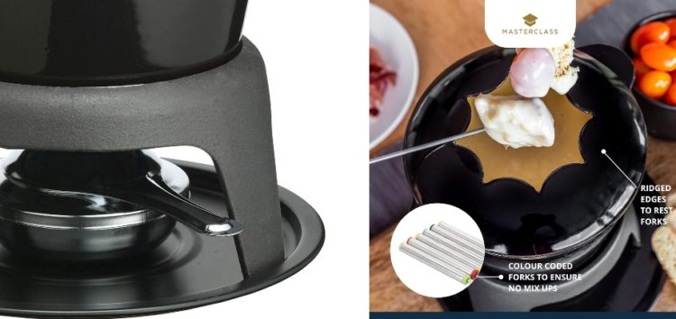 Fondue-Set aus Gusseisen Kitchen Craft MasterClass