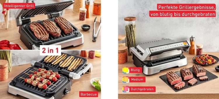 Kontaktgrill Tefal GC772D OptiGrill 2in1