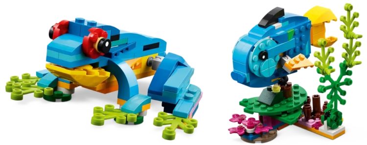 LEGO Creator 3in1 Exotischer Papagei, Frosch & Fisch
