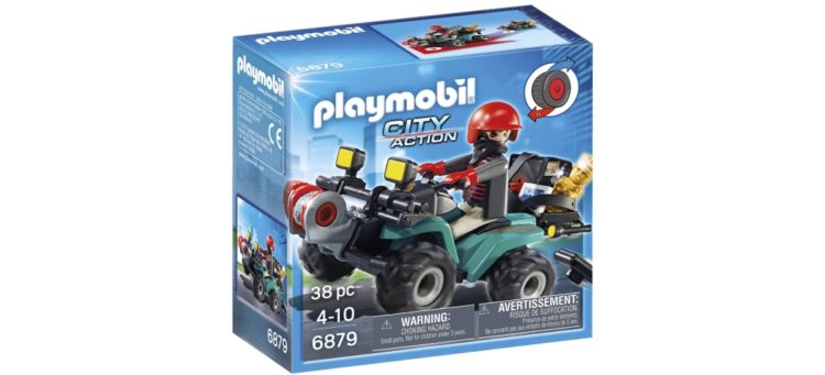 Playmobil City Action Ganoven-Quad mit Seilwinde