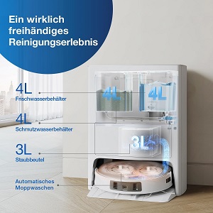 🧹 ECOVACS DEEBOT T20e OMNI Saugroboter mit Wischfunktion für 599€ (statt 750€)