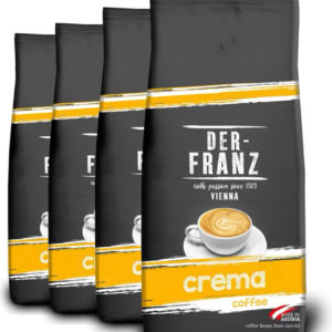 🤩 Nur 7,72€ pro Kilo! ☕️ 4 kg DER-FRANZ Kaffee Crema (gemahlen) für 30,88€ (statt 46,36€)