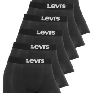 Levi's Boxershorts Levi's Men Solid Badic  6er Pack  schwarz für 28,62€ (statt 36€)