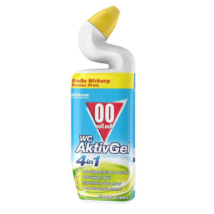 00 null null 4in1 Flüssiger WC Reiniger, Fresh Green 1x750ml für 1,34€ (statt 2€)