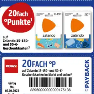 20x Payback-Punkte auf Apple- & Zalando-Karten / 30x auf Disney+-Karten