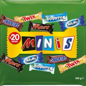 MIXED MINIS Beutel 400g ab 3,22€ 👉 Mars, Snickers, Bounty, Twix, Milky Way