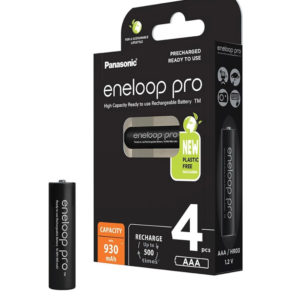 🔋 Panasonic eneloop pro, Ready-to-Use NI-MH Akku, AAA/Micro, 4er-Pack für 12,70€ (statt 22€)
