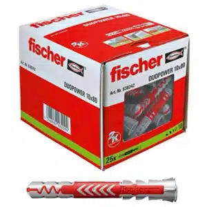 fischer DUOPOWER 10 x 80, Grau, Universaldübel, leistungsstarker 2-Komponenten für 6,25€ (statt 8,89€)