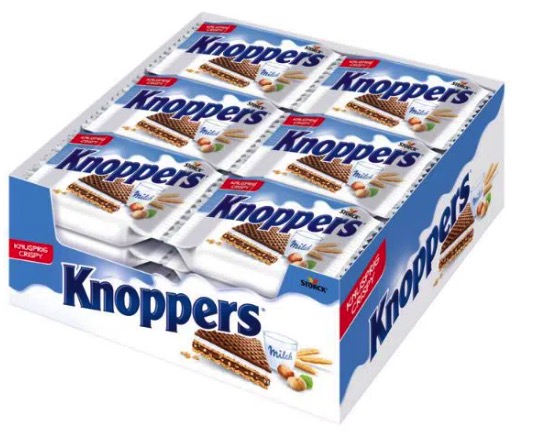 Thumbnail 🤤 Nur 0,20€ pro Knoppers! 24er Pack Knoppers Waffelschnitte für 4,83€ (statt 7€)