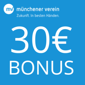 🦷 münchener verein Zahnzusatzversicherung ab 7,90€/Monat + 30€ Bonus