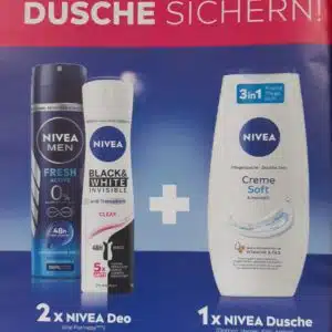 Gratis Nivea Dusche beim Kauf von 2×Nivea Deo, nur bei dm