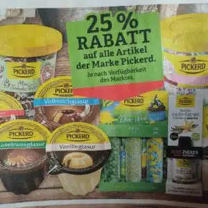 25% auf alle Artikel der Marke Pickerd (Marktkauf/Edeka)