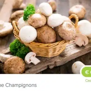 30 ct Cashback auf Champignons von Marktguru