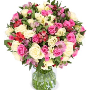 Blume Ideal: 30 Stiele Herzensangelegenheit XXL mit bis zu 100 Blüten für 17,99€ statt 24,99€ + 6,99€ Versand