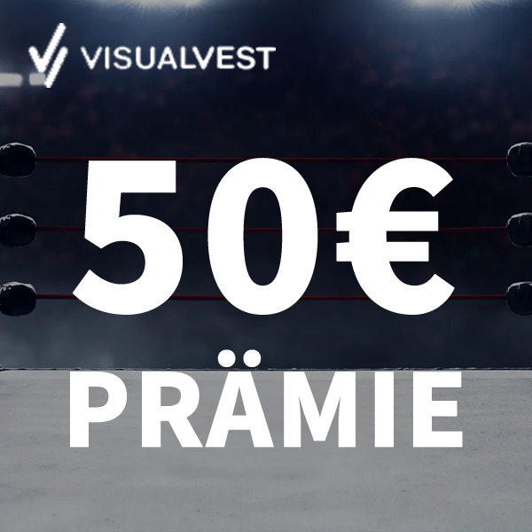 Thumbnail Endet: VisualVest Depot + 50€ Prämie für euren Sparplan ab 25€!