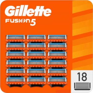 🤑 2,28€ pro Klinge! 🚀 Ersatzklingen Gillette Fusion5, 18er-Pack für 40,99€ (statt 53€)