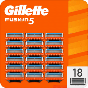 🤑 2,28€ pro Klinge! 🚀 Ersatzklingen Gillette Fusion5, 18er-Pack für 40,99€ (statt 55€)