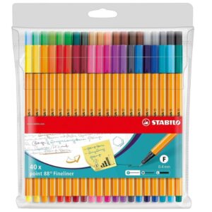 Fineliner STABILO point 88 mit 40 Stück