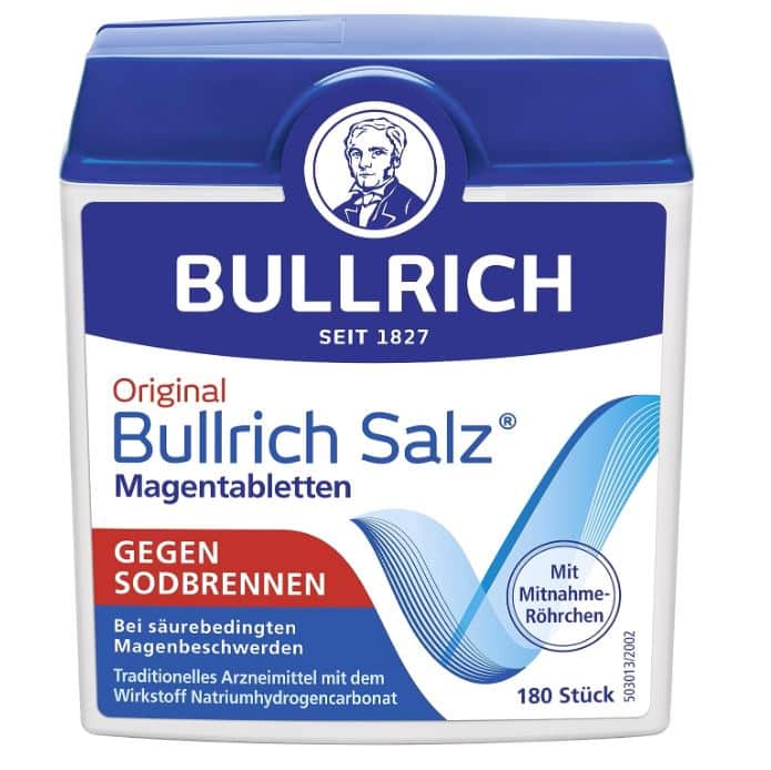 Thumbnail ⚕️ Original Bullrich Salz® gegen Sodbrennen 180 Tabletten für 3,56€!