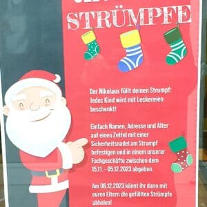 Dein Bäcker Schäfer - Gebt her Eure Strümpfe - kostenloser Nikolaus für Kinder