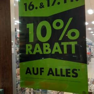 10% auf alles bei Mäc Geiz