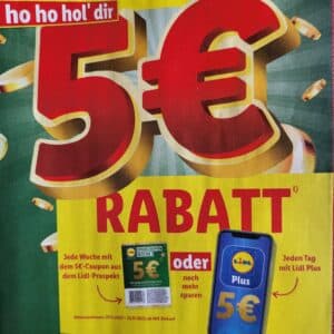 🚀 Lidl jede Woche 5€ sparen vom 27.11.-23.12.2023 ab 40€ Einkauf 🤩