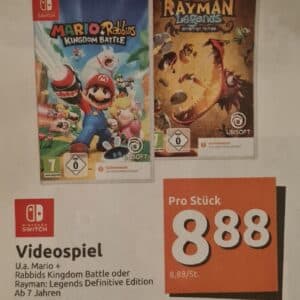 Mario+Rabbits für 8,88€ (nur offline)