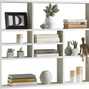 [Amazon] FMD Möbel, 269-001E Mika Wandregal, Holz, Weiß, Maße 90.0 x 78.0 x 16.0 cm(BHT) für 28,25€ (&#043;Versand ohne Prime) statt ca. 80€