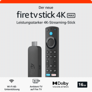 Der neue Amazon Fire TV Stick 4K Max für 44,99€ (statt 75€)