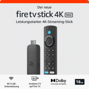 Der neue Amazon Fire TV Stick 4K Max für 37,99€ (statt 55€) 🤩