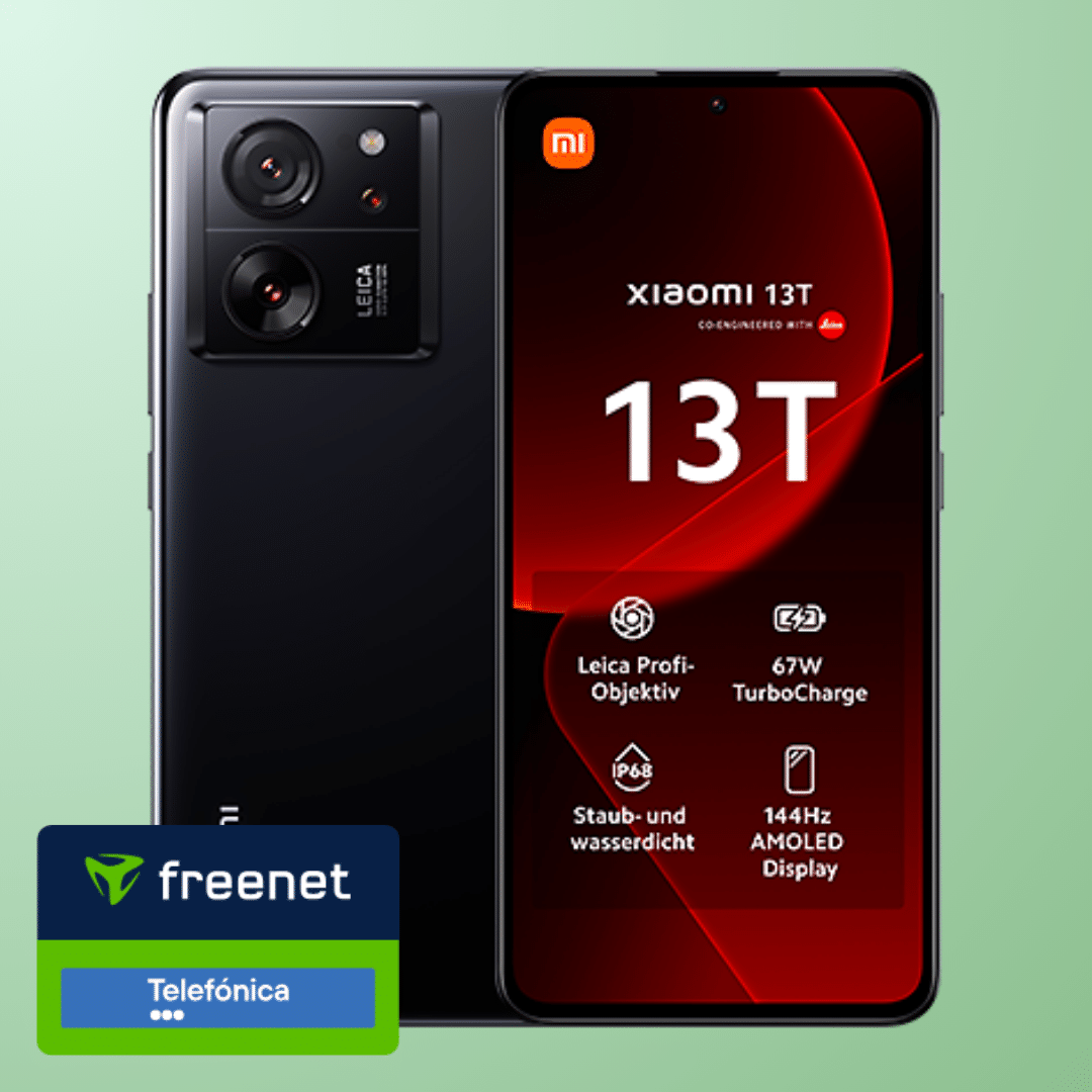 Thumbnail 🔥 Xiaomi 13T (256GB) für 29€ + 12GB LTE Allnet für 14,99€/Monat (Telefonica green LTE)