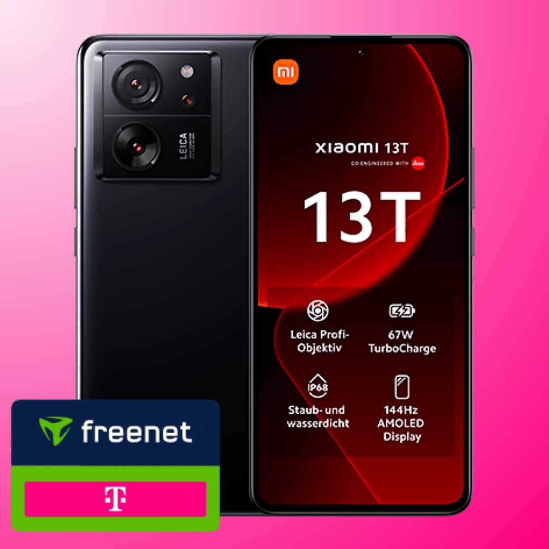 📱 Xiaomi 13T (256GB) für 49€ + 10GB LTE Telekom Allnet für 19,99€/Monat (Telekom green LTE)