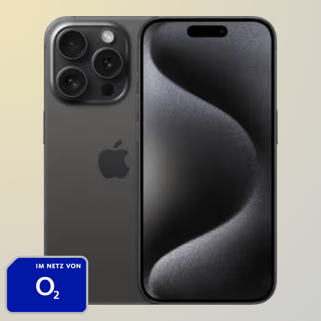 iPhone 15 Pro (128GB) für 99,95€ + 2x 280GB LTE/5G Allnet für 49,99€/Monat (Doppelkartenaktion pro Tarif also nur 24,99€/Monat | o2 Mobile XL)