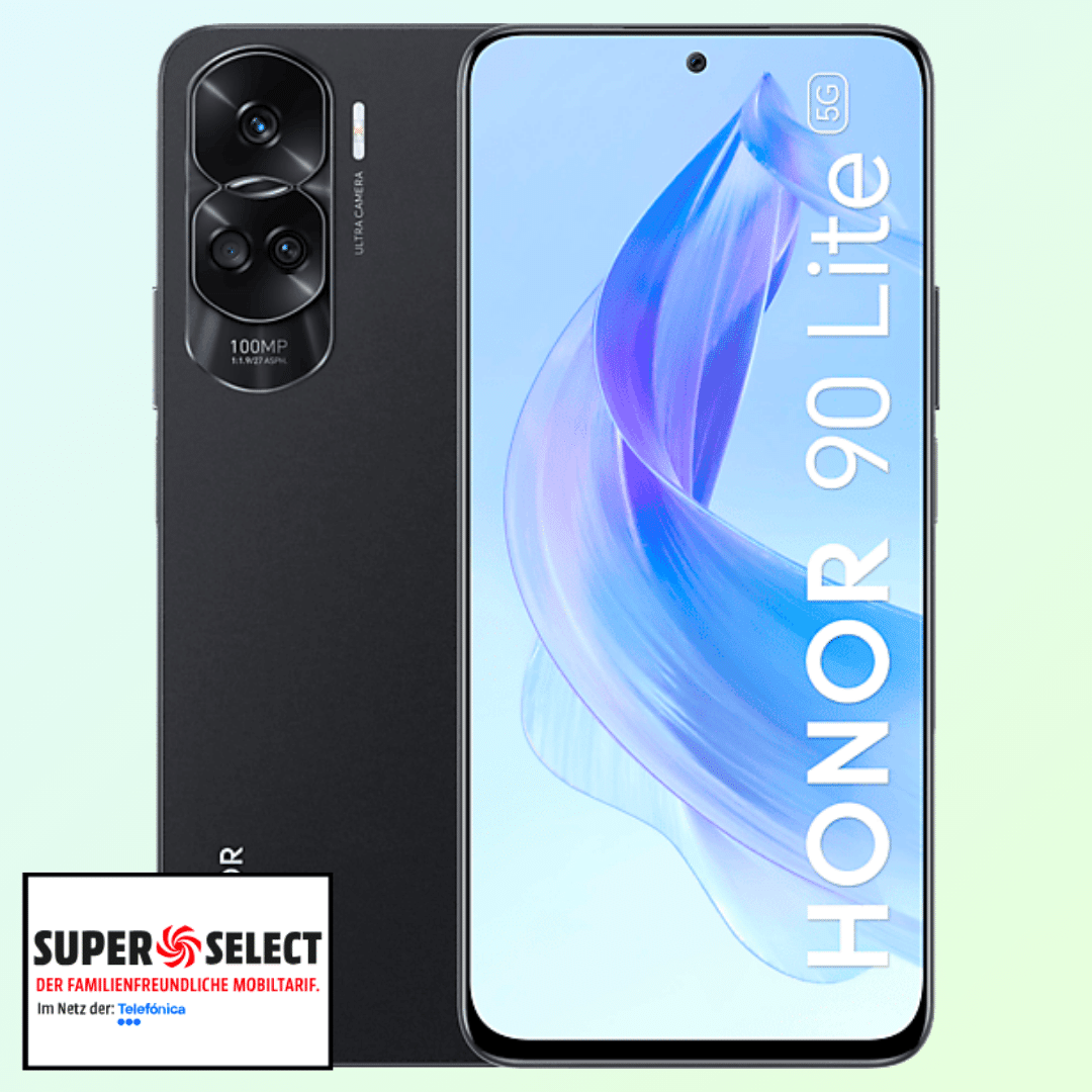 🤑 Honor 90 Lite (256GB) für 1€ + 10GB LTE Allnet für 9,99€/Monat + 30€ Wechselbonus (Super Select S im o2-Netz)