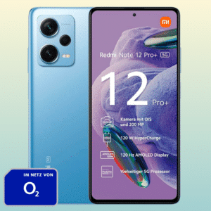 Xiaomi Redmi Note 12 Pro+ für 69,99€ + 10GB LTE Allnet für 14,99€/Monat (o2 Basic 15)