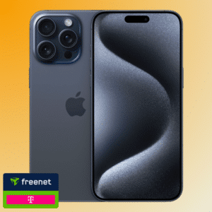 iPhone 15 Pro Max (256GB) für 99€ + 40GB 5G/LTE Allnet für 69,95€/Monat + 50€ Wechselbonus (Telekom Magenta Mobil L)
