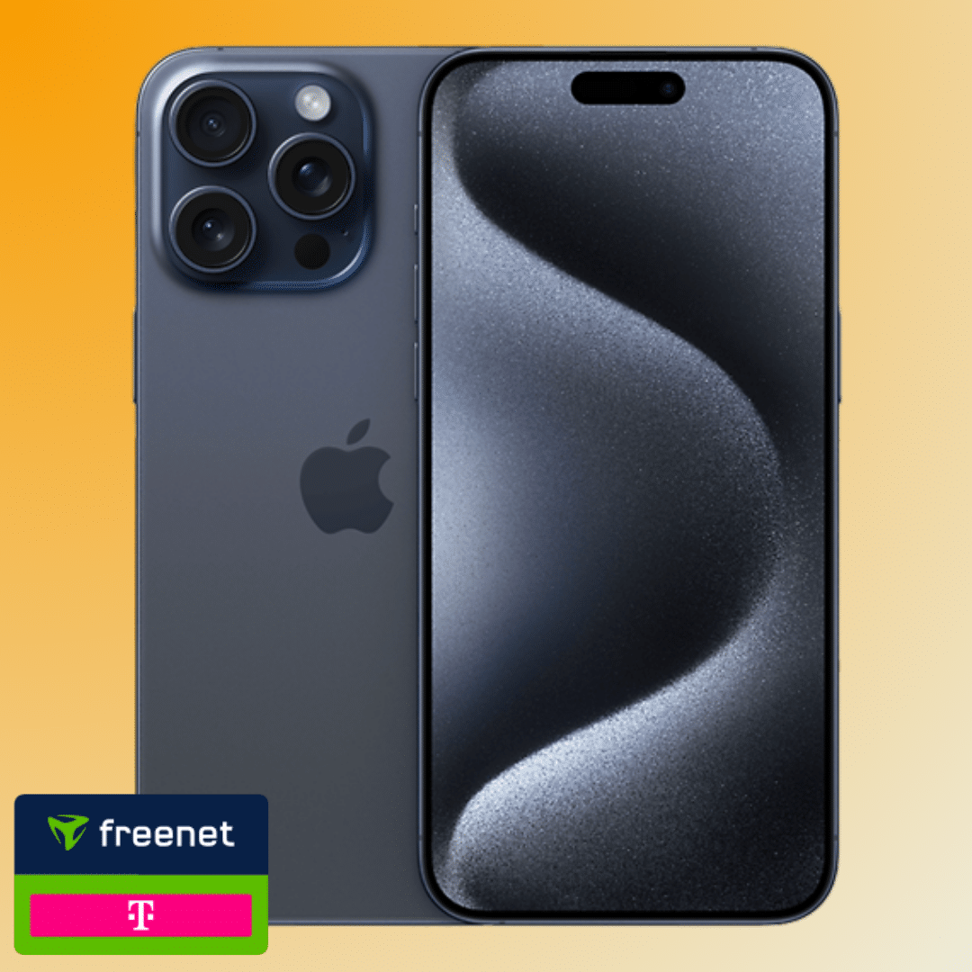 Thumbnail iPhone 15 Pro Max (256GB) für 99€ + 40GB 5G/LTE Allnet für 69,95€/Monat + 50€ Wechselbonus (Telekom Magenta Mobil L)