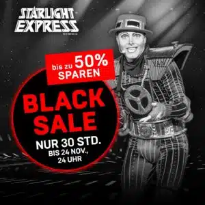 💫 Starlight Express Tickets PK1 für 77€* (statt 129,90€) & PK2 für 55€* (statt 119,90€)