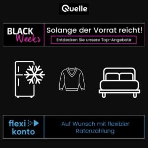 Quelle 25% auf Mode &amp; Wohnen | 10% auf Elektro-Großgeräte bei Flexikonto-Ratenzahlung