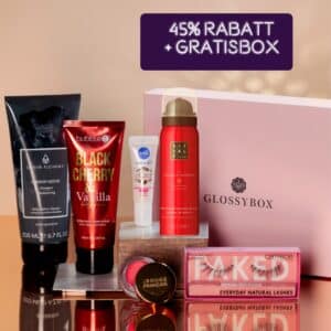 Glossybox: 45% Rabatt auf alle Abo-Modelle + GRATIS Box