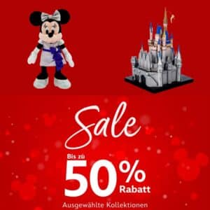 ✨Disney Store: bis zu 50% Rabatt + 10% extra Rabatt