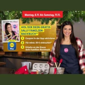 🍪 „Backen mit Sally Familien-Backbuch“ GRATIS bei Lidl